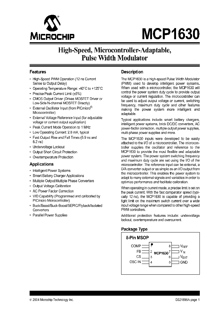 MCP1630_225061.PDF Datasheet