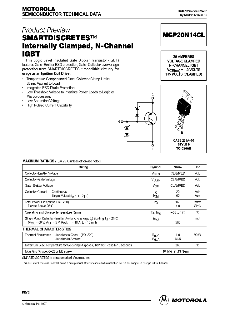 MGP20N14CLD_239255.PDF Datasheet