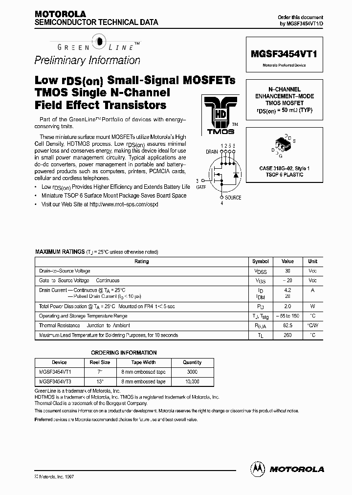 MGSF3454VT1_137345.PDF Datasheet