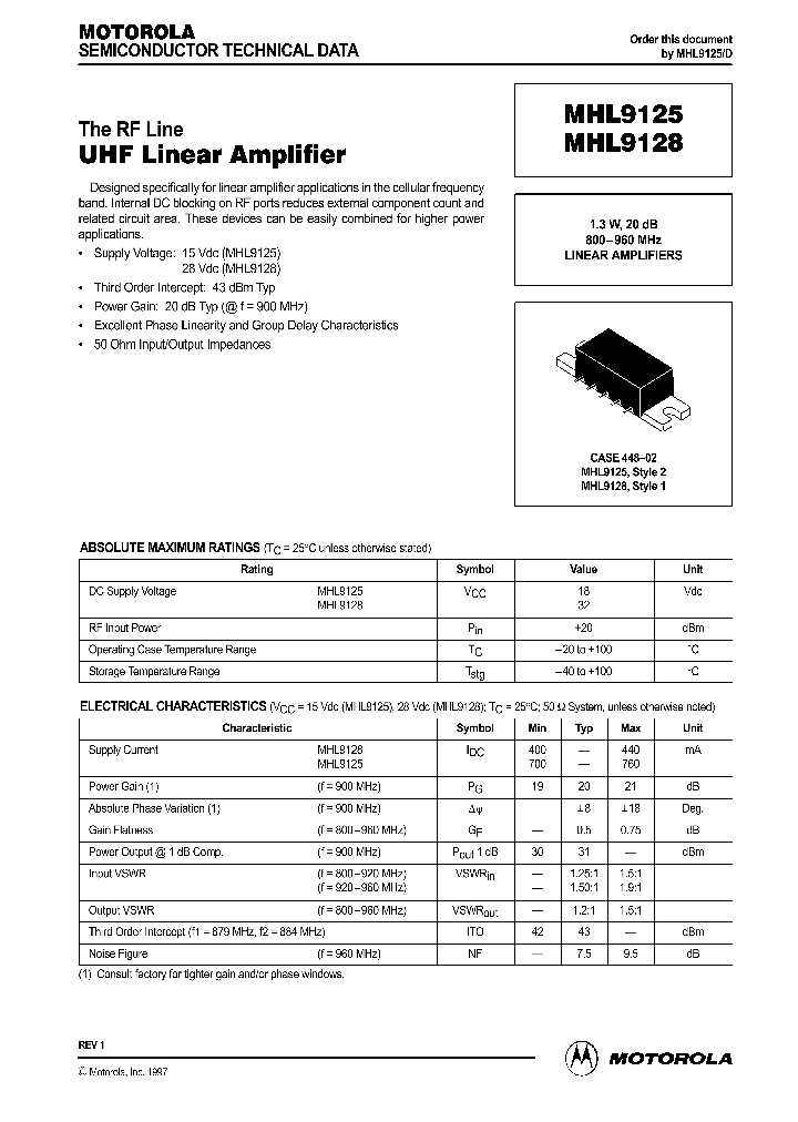 MHL9128_178720.PDF Datasheet