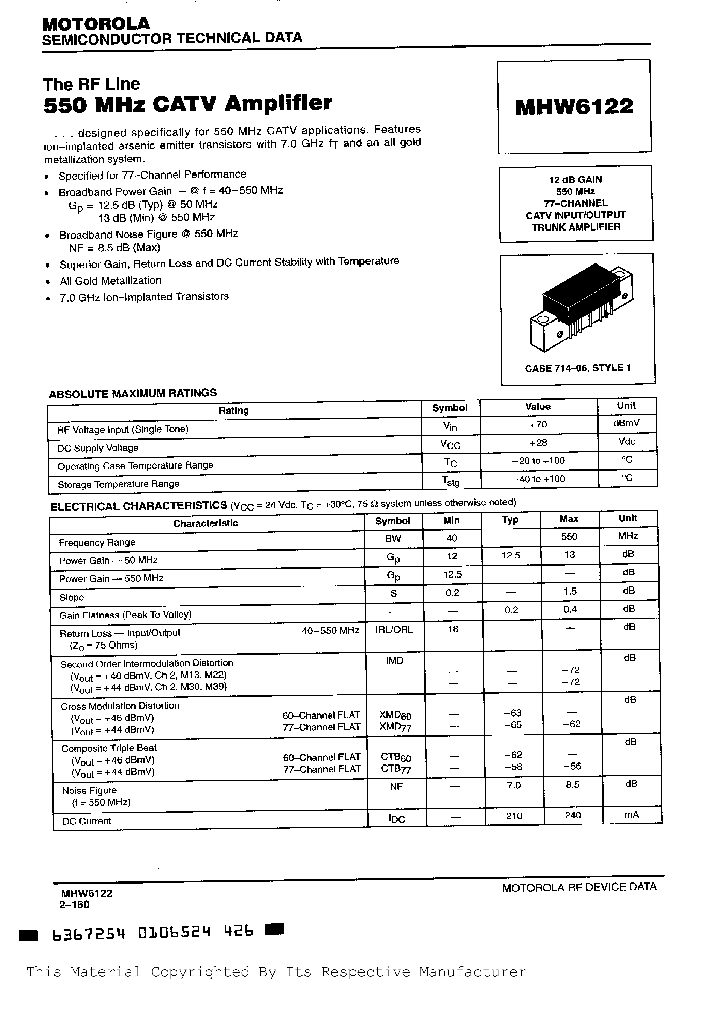 MHW6122_294426.PDF Datasheet