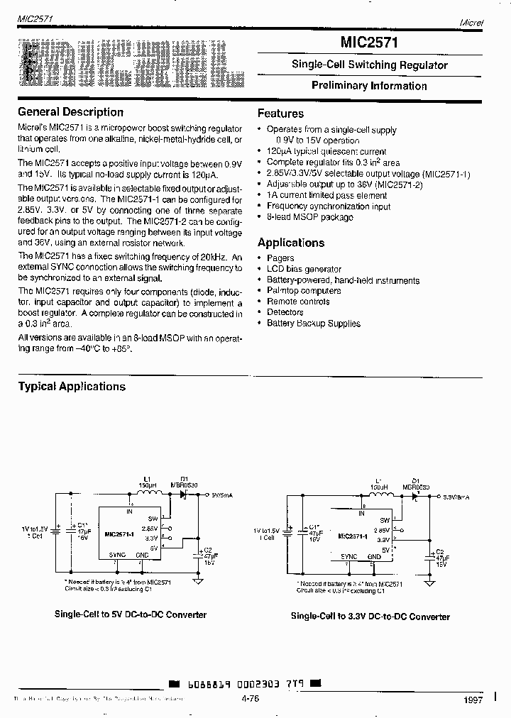 MIC2571-2BMM_268941.PDF Datasheet