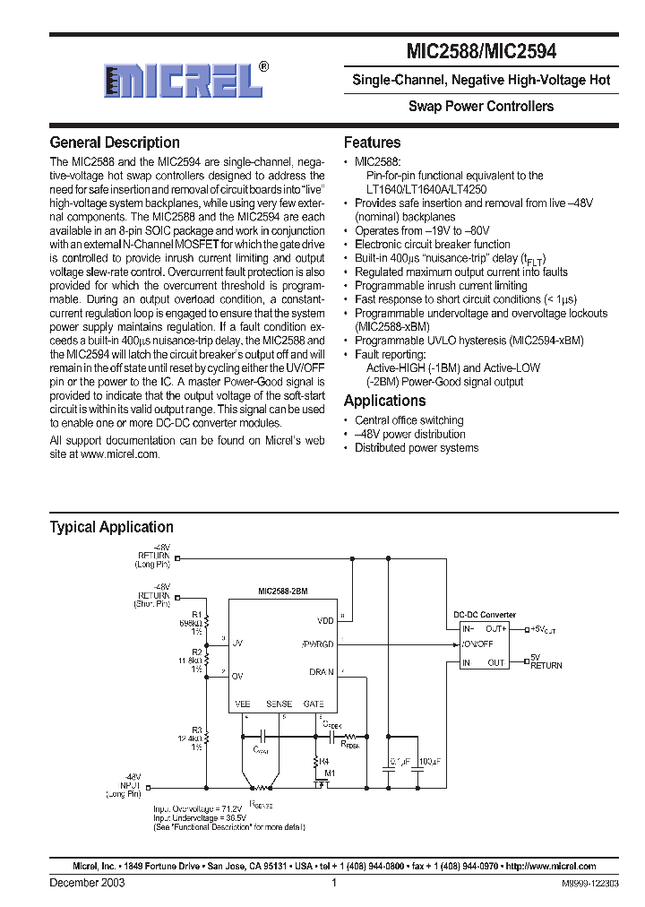 MIC2594_251865.PDF Datasheet