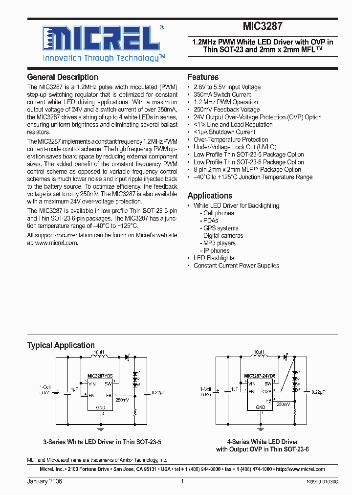 MIC3287_289990.PDF Datasheet