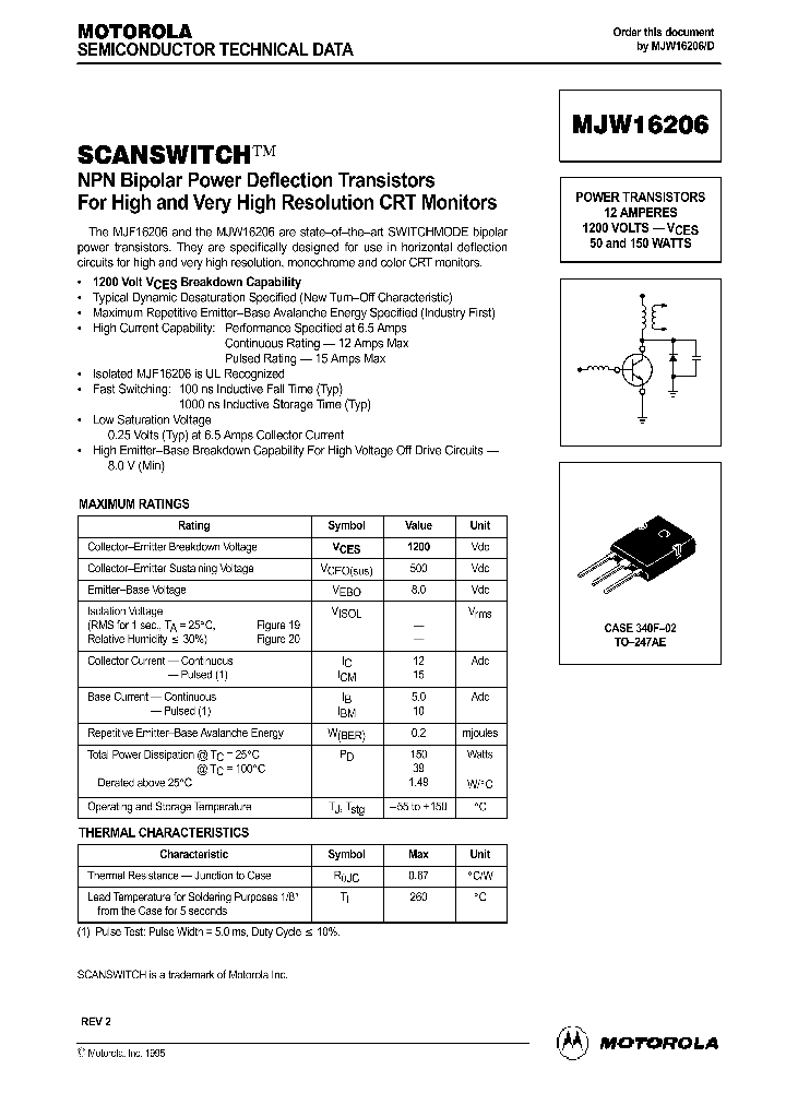 MJW16206_300297.PDF Datasheet