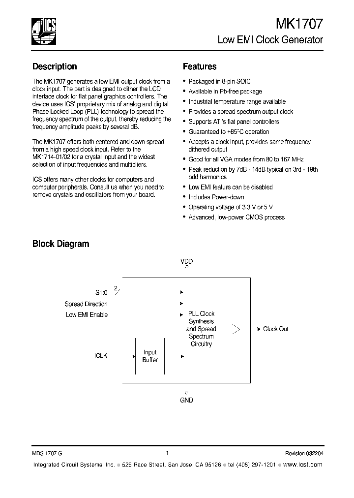 MK1707_275288.PDF Datasheet