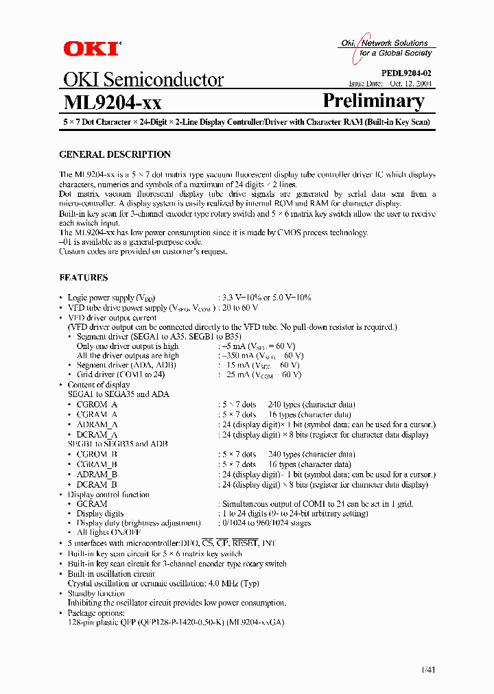 ML9204_254190.PDF Datasheet
