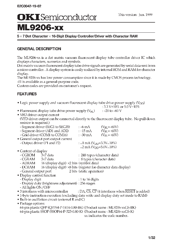 ML9206-XX_254191.PDF Datasheet