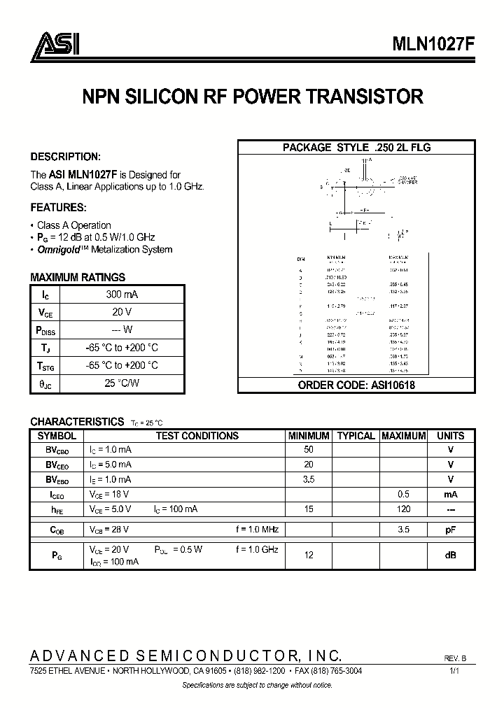 MLN1027F_290160.PDF Datasheet