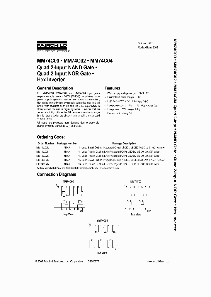 MM74C00_294964.PDF Datasheet