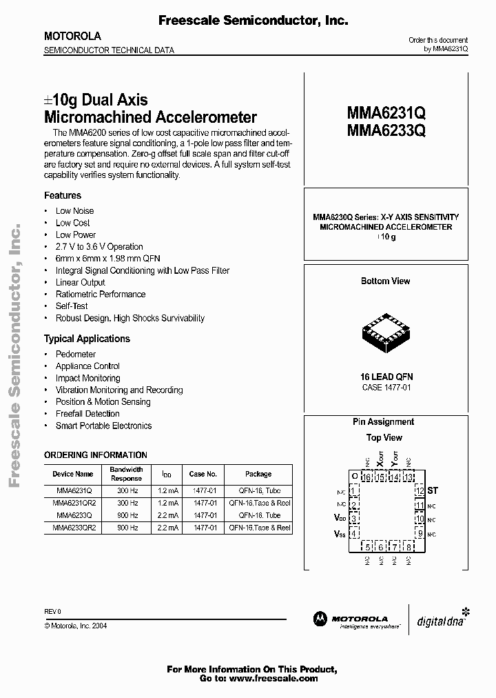 MMA6231Q_235889.PDF Datasheet