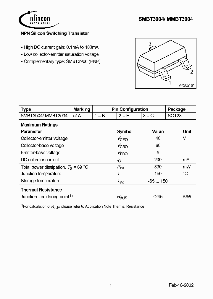MMBT3904_252462.PDF Datasheet