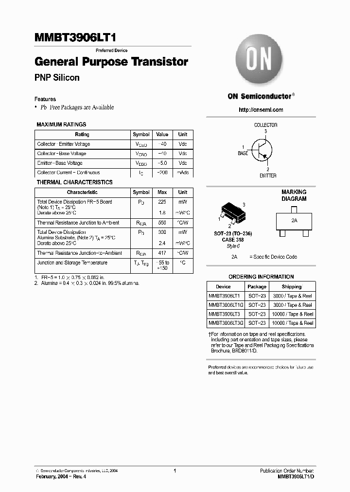 MMBT3906LT1_273332.PDF Datasheet