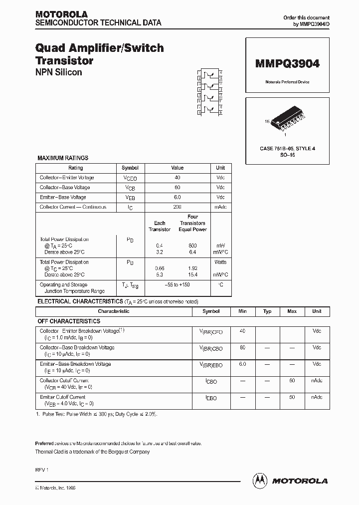 MMPQ3904D_215106.PDF Datasheet