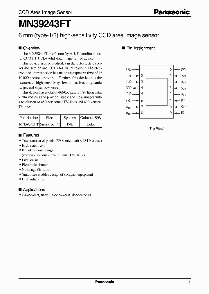 MN39243FT_279152.PDF Datasheet