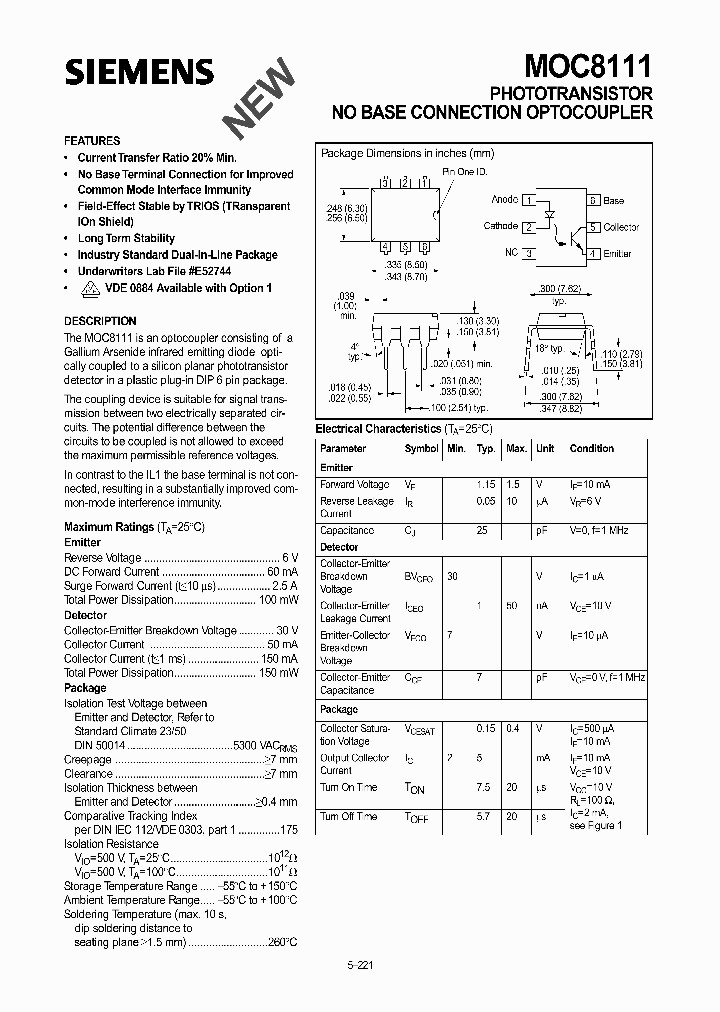 MOC8111_280119.PDF Datasheet