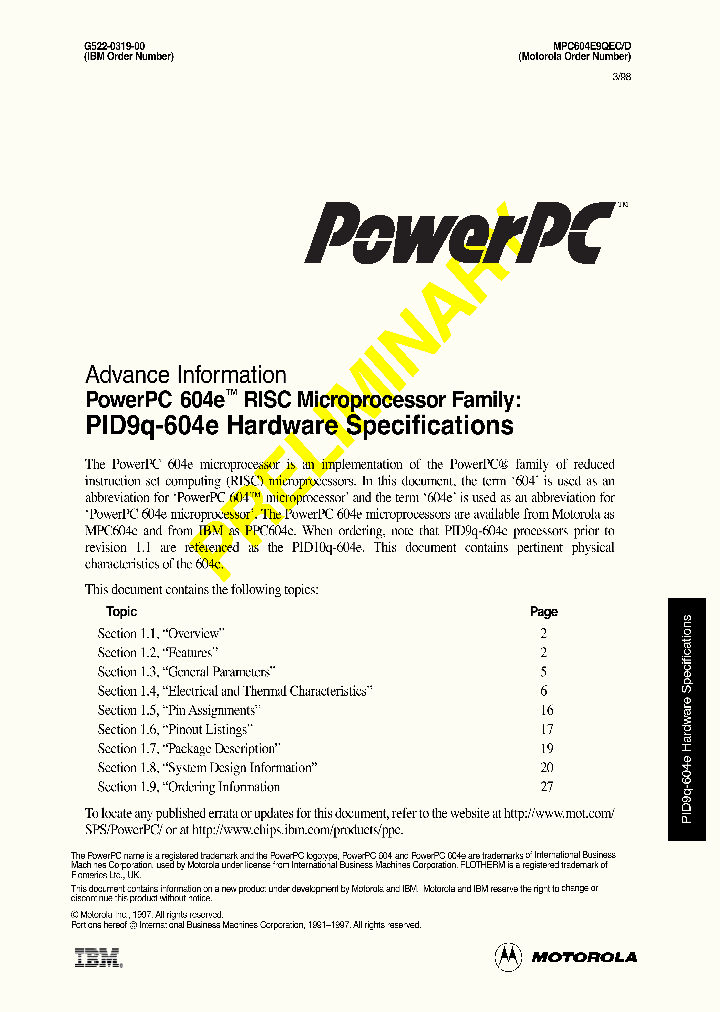 MPC604E9QED_298408.PDF Datasheet
