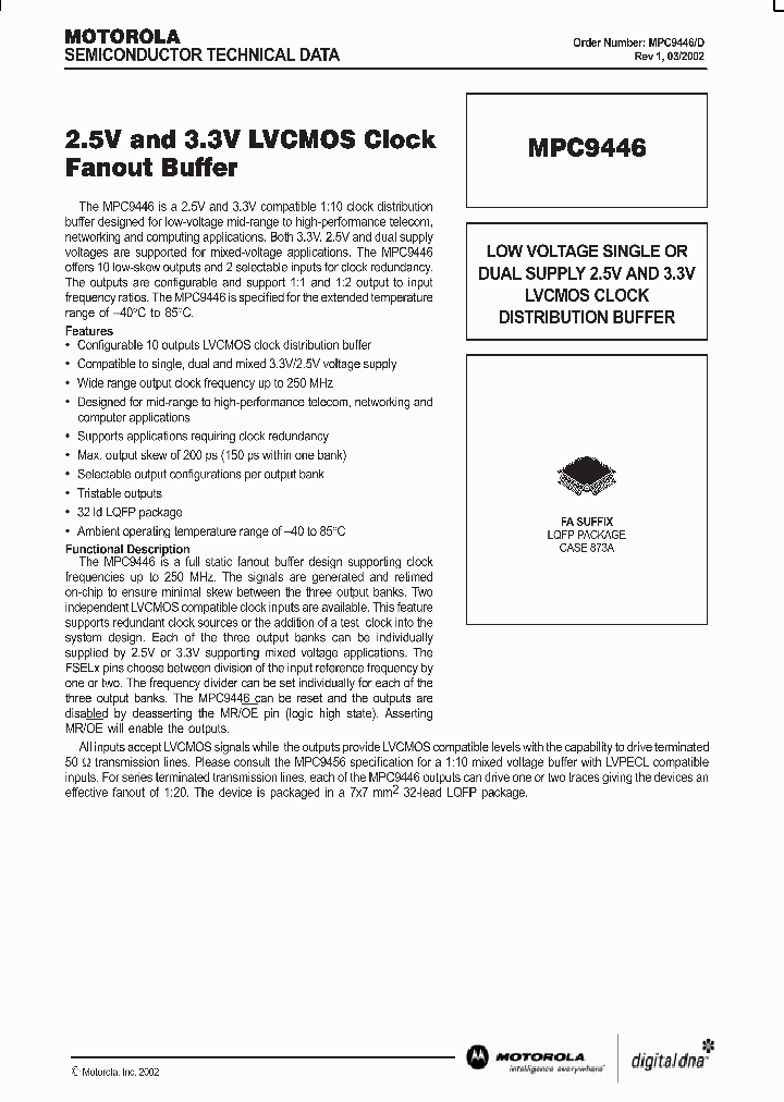 MPC9446_263837.PDF Datasheet
