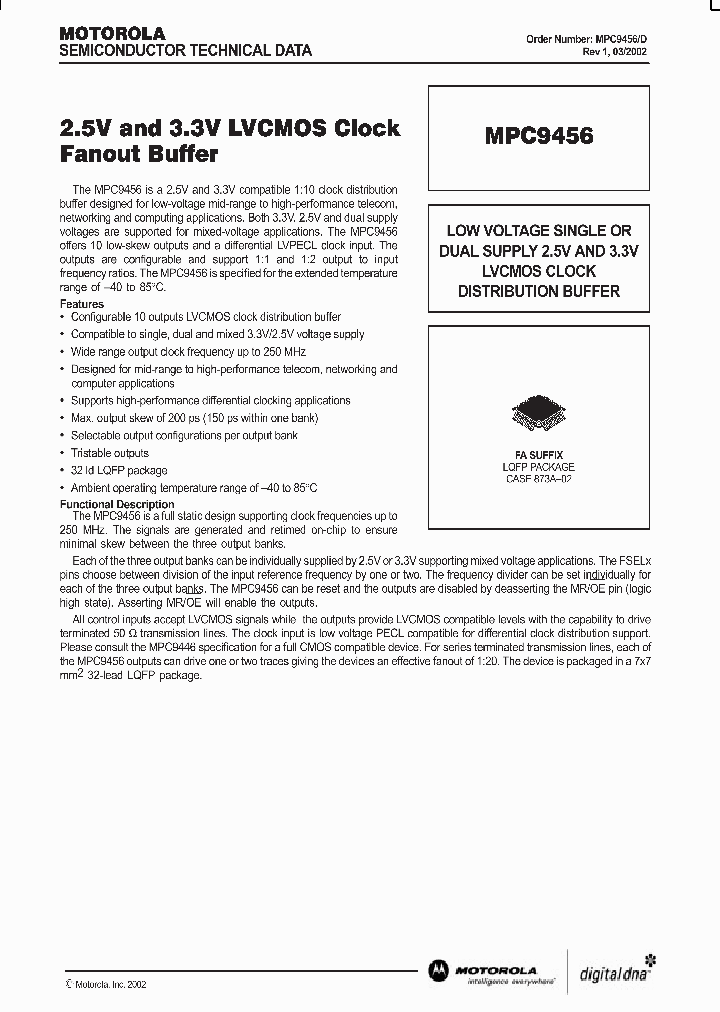 MPC9456_225905.PDF Datasheet