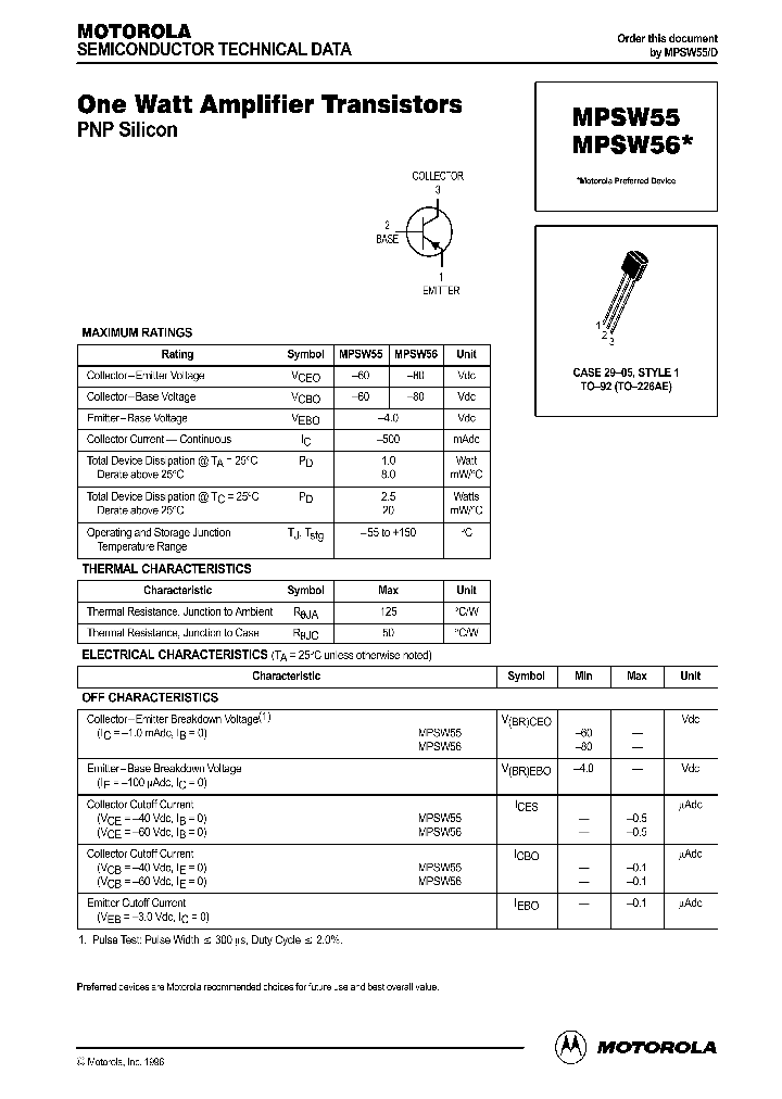 MPSW56_250639.PDF Datasheet