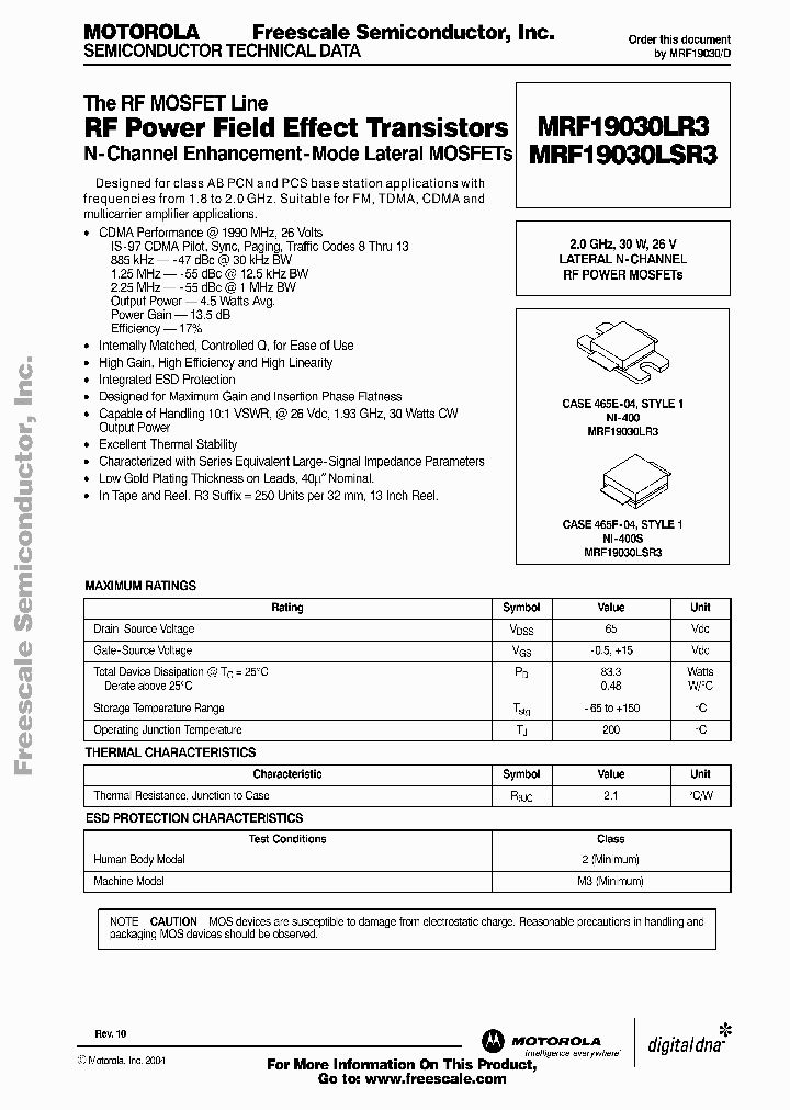 MRF19030LSR3_283129.PDF Datasheet