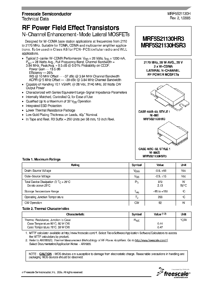 MRF5S21130HSR3_283515.PDF Datasheet
