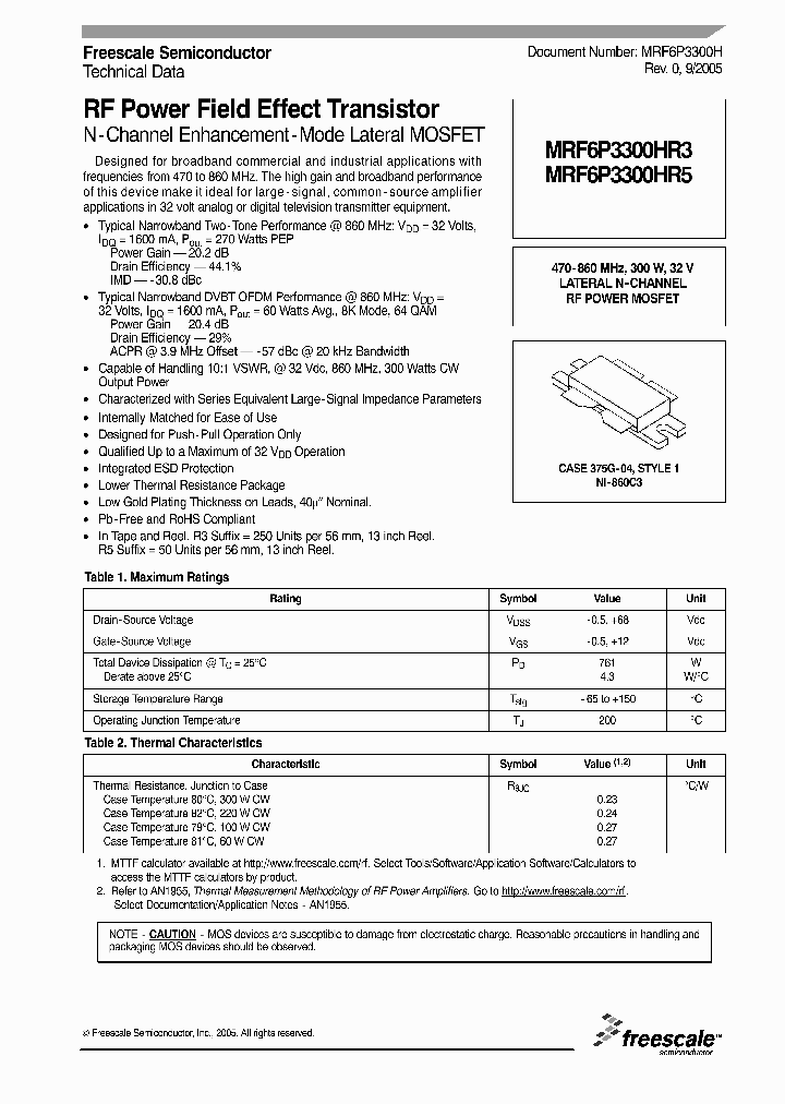 MRF6P3300H_270374.PDF Datasheet