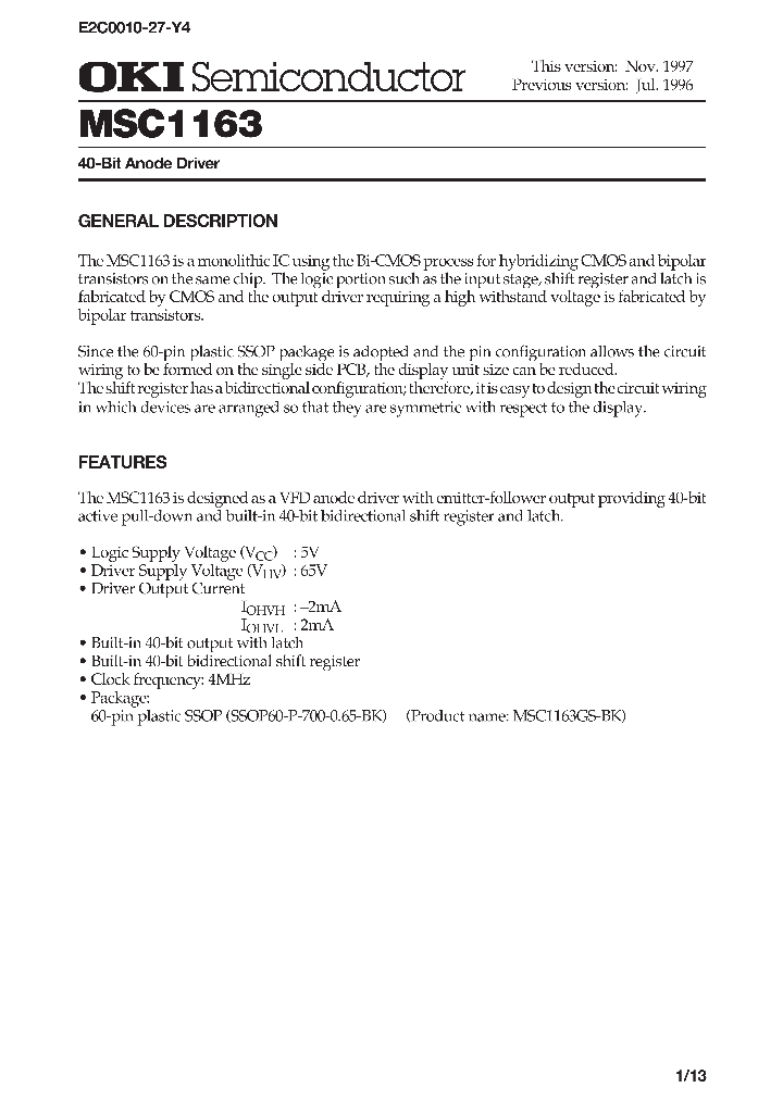 MSC1163_294962.PDF Datasheet