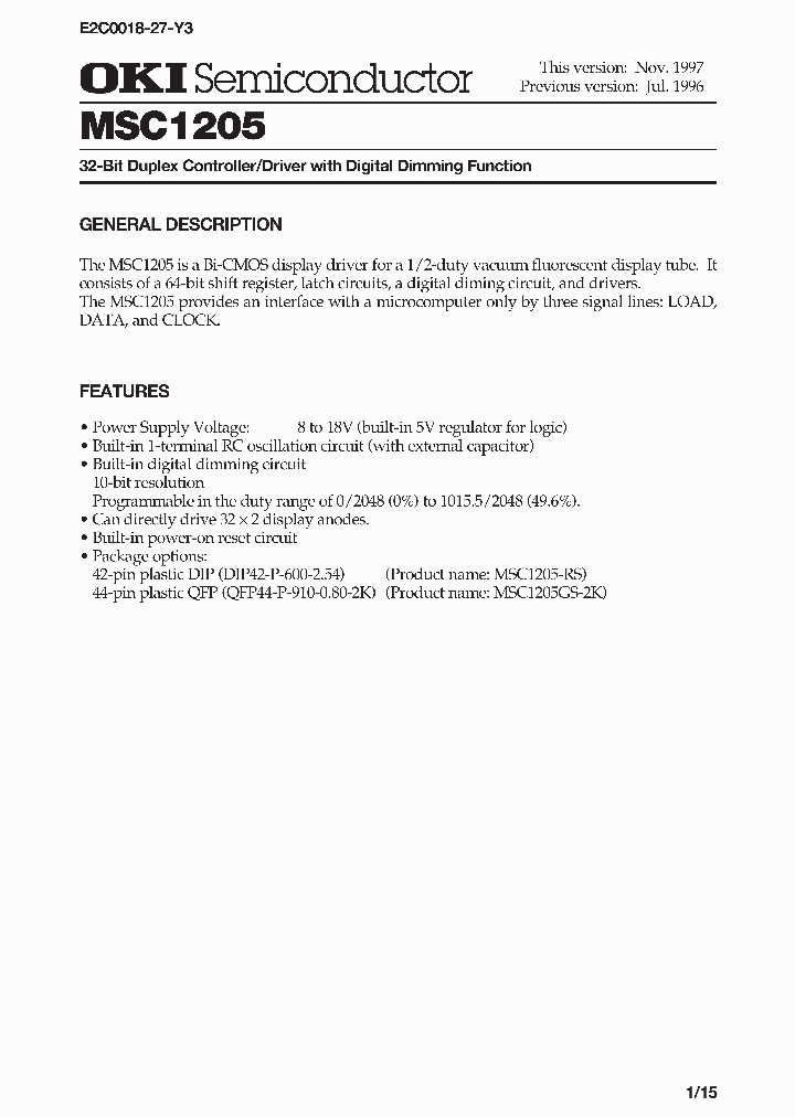 MSC1205_263507.PDF Datasheet