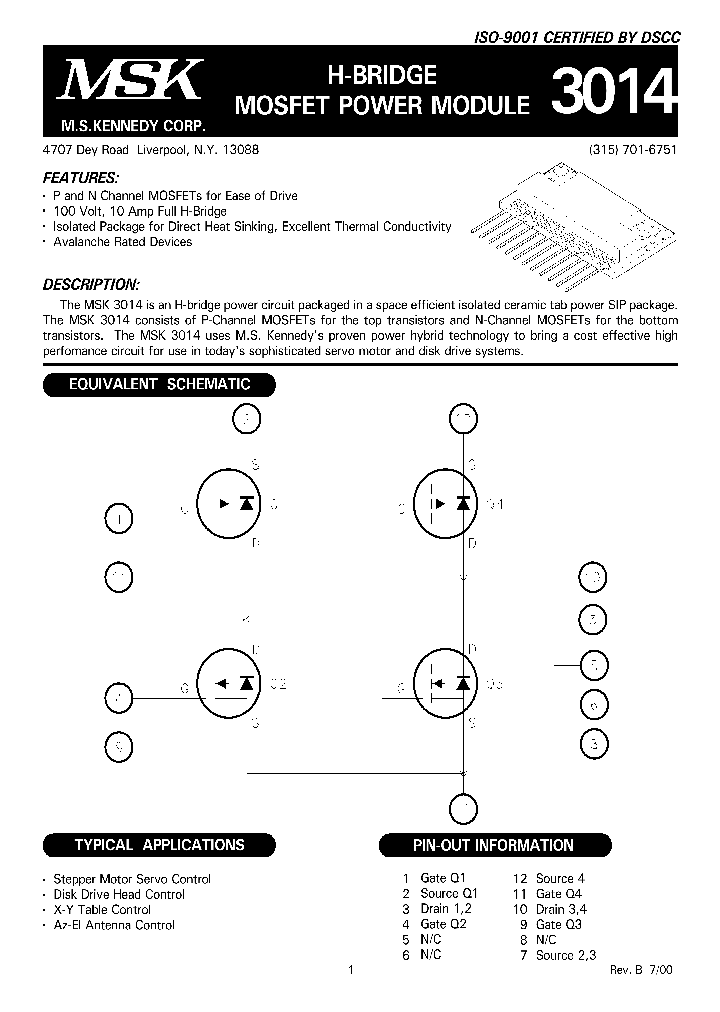 MSK3014_278923.PDF Datasheet