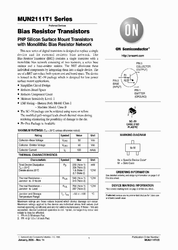 MUN2111T1G_293179.PDF Datasheet