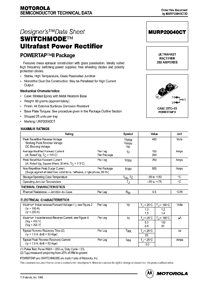 MURP20040CTD_279237.PDF Datasheet
