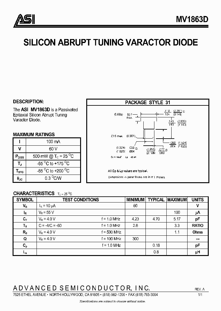 MV1863D_296614.PDF Datasheet