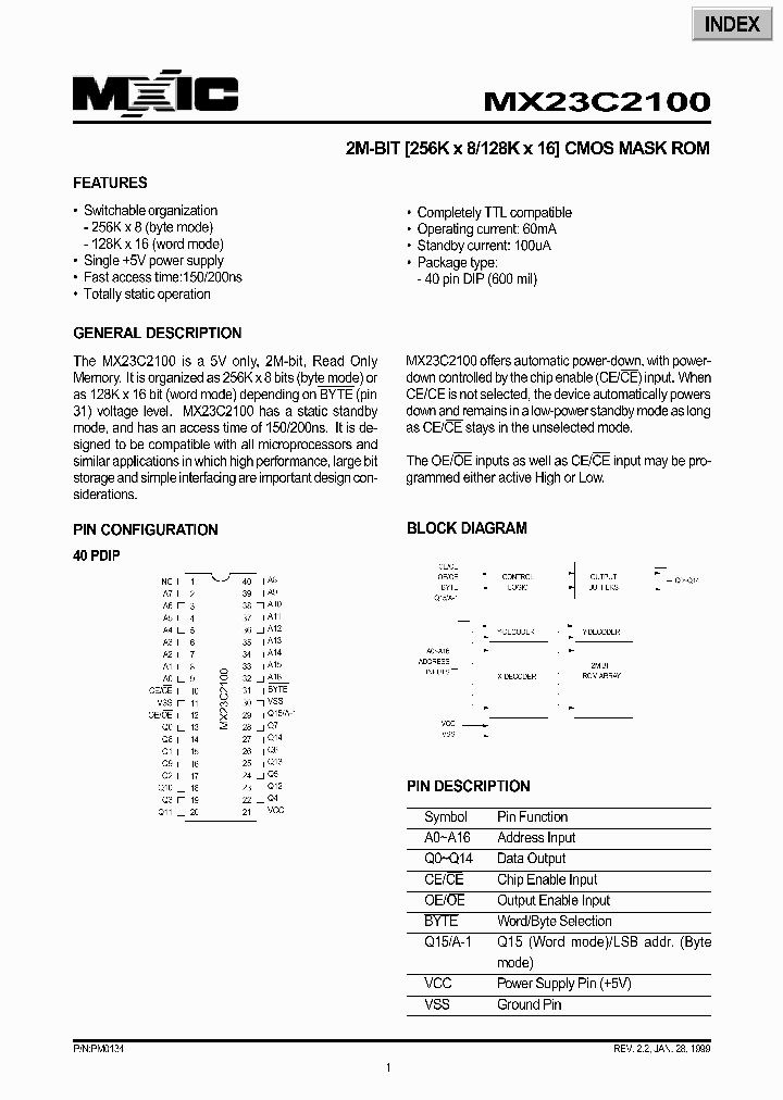 MX23C2100_286921.PDF Datasheet
