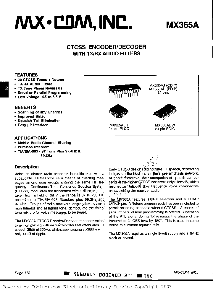 MX365ADW_200497.PDF Datasheet