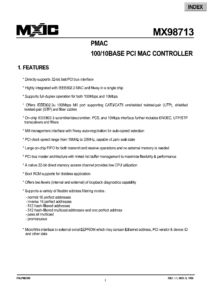 MX98713_285525.PDF Datasheet