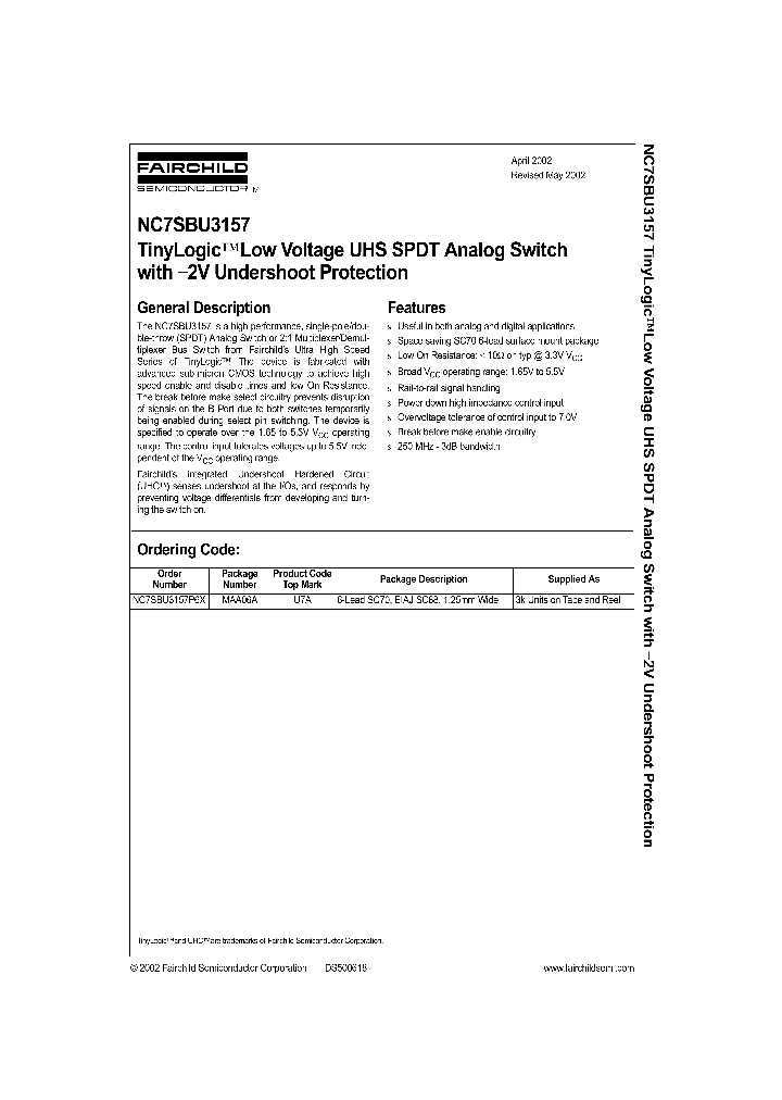 NC7SBU3157_298285.PDF Datasheet
