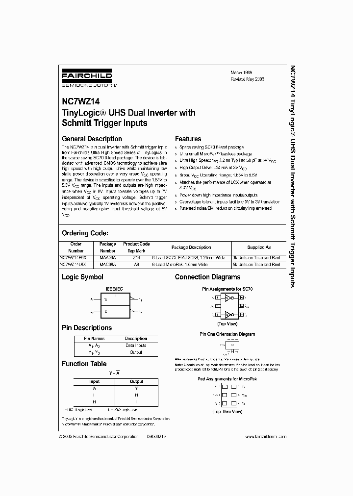 NC7WZ14P6X_272862.PDF Datasheet