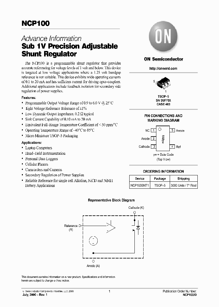 NCP100_208202.PDF Datasheet