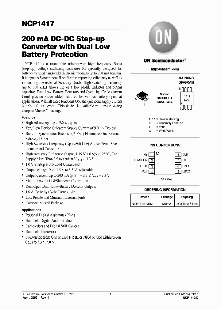 NCP1417_293719.PDF Datasheet