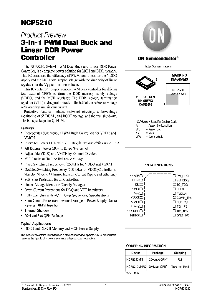 NCP5210_279641.PDF Datasheet