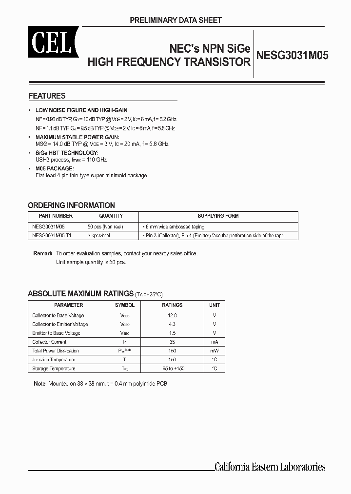 NESG3031M05_263253.PDF Datasheet