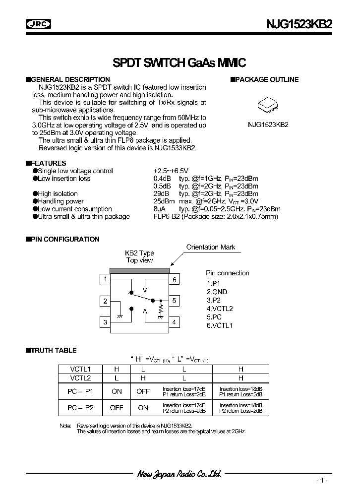 NJG1523KB2_262426.PDF Datasheet