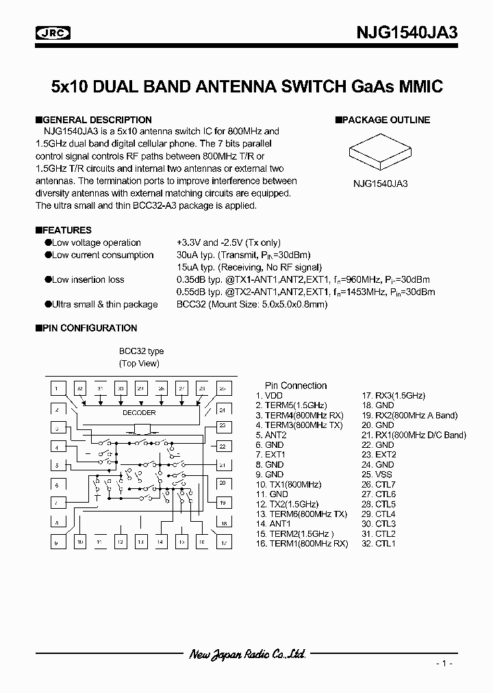 NJG1540JA3_265417.PDF Datasheet