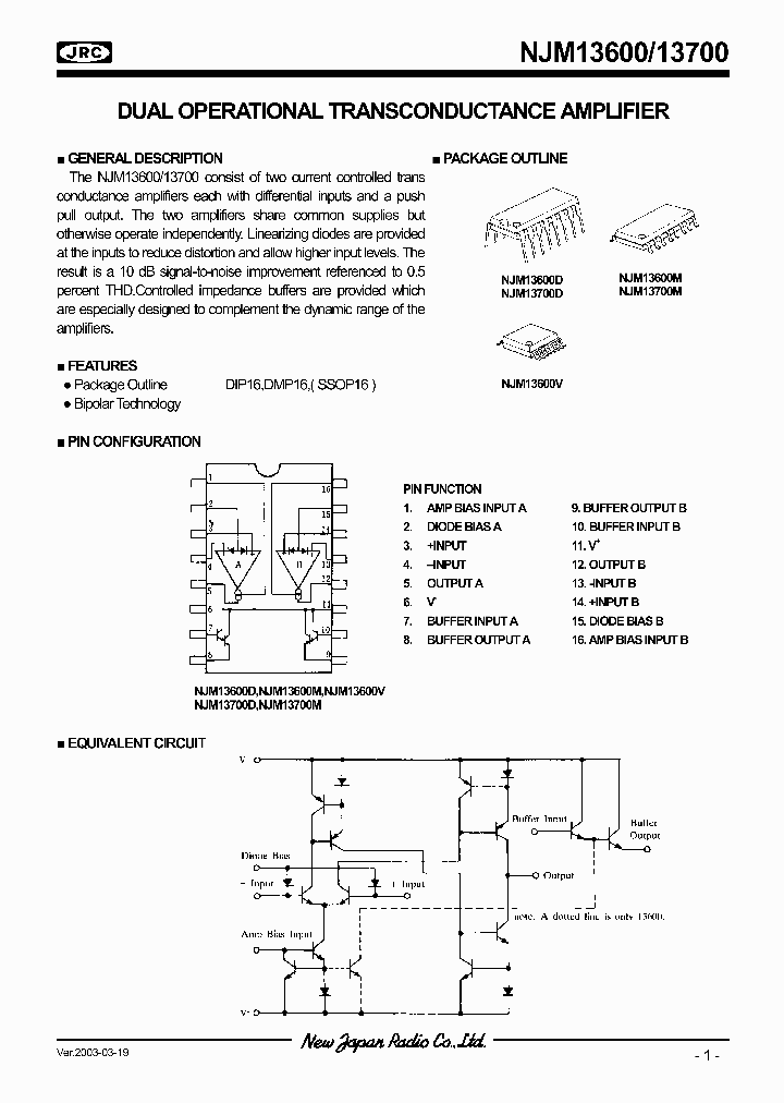 NJM13600_291725.PDF Datasheet