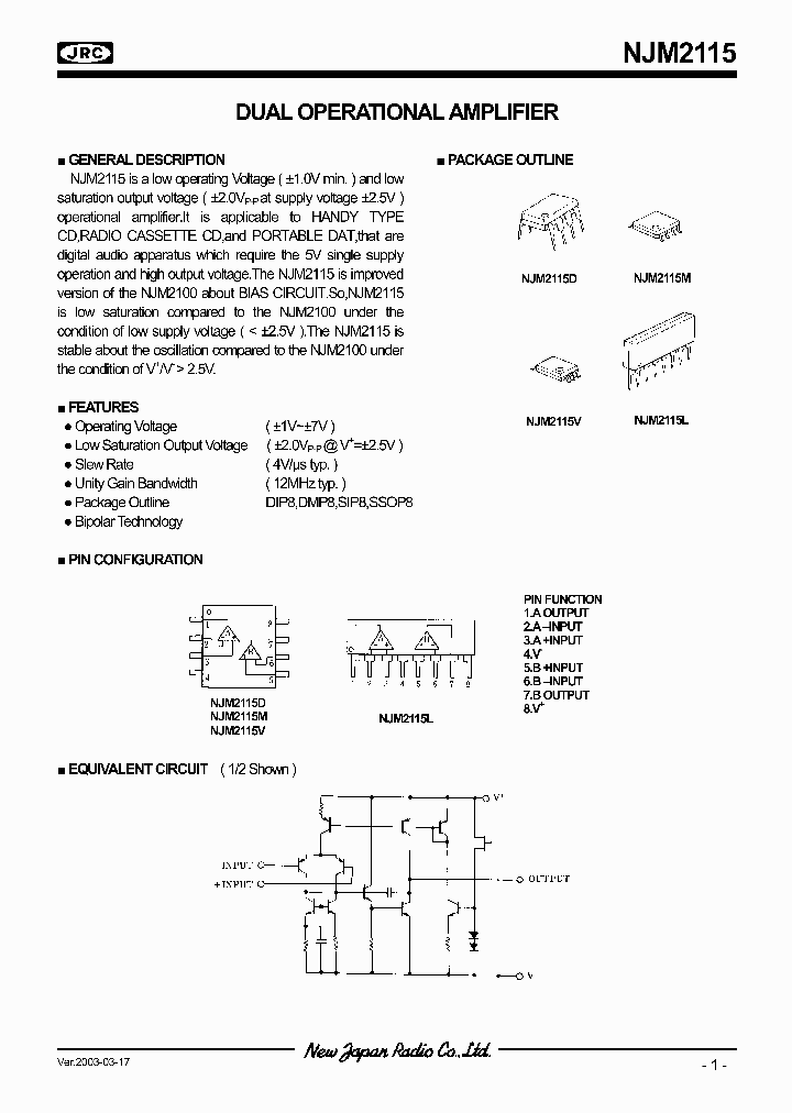 NJM2115_289025.PDF Datasheet