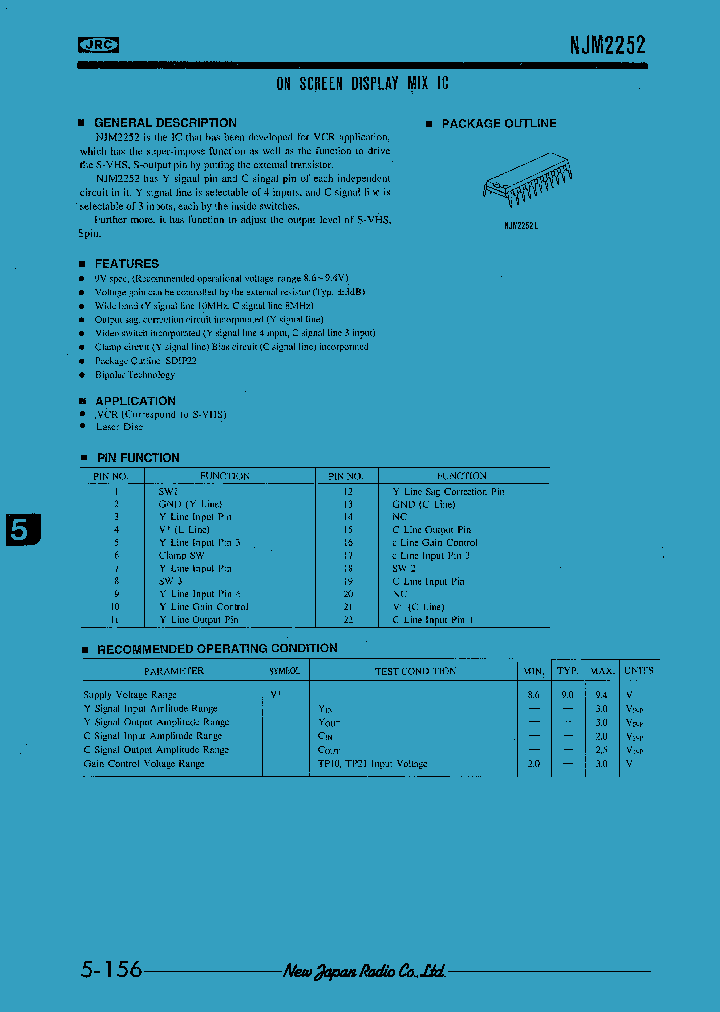 NJM2252_279839.PDF Datasheet