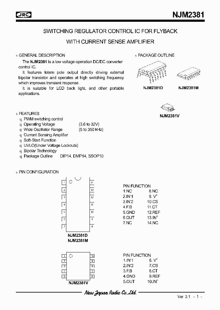 NJM2381_290887.PDF Datasheet