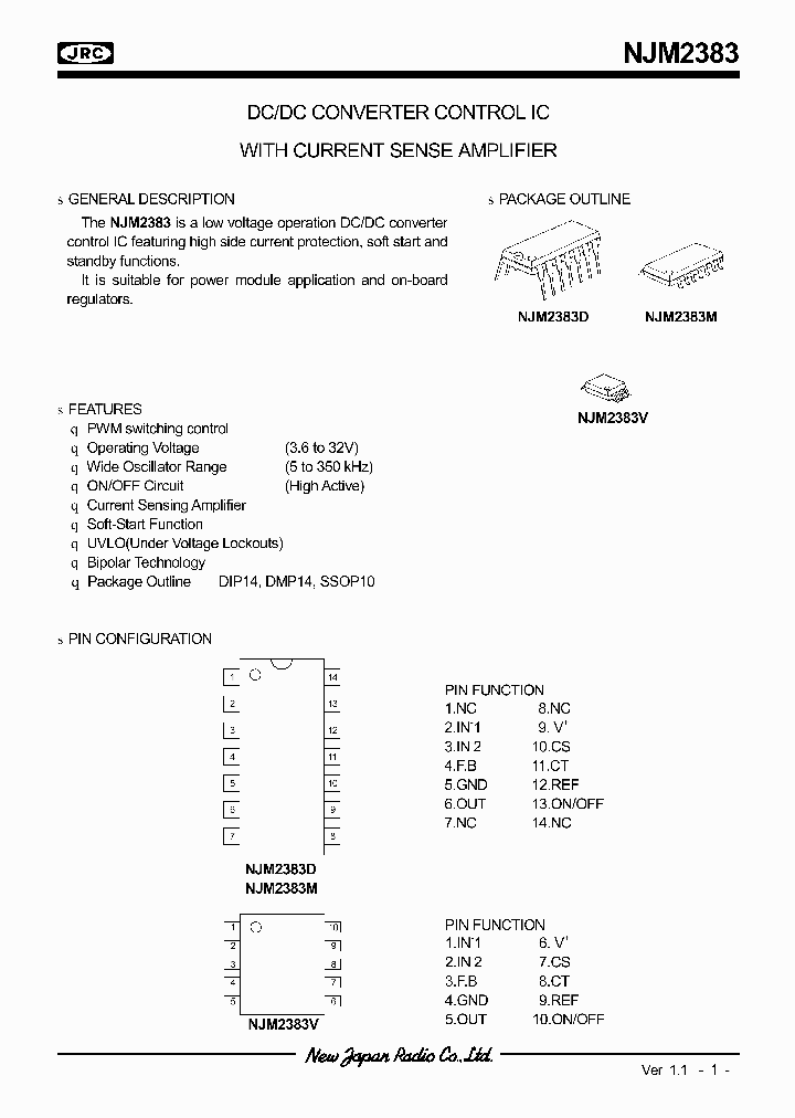 NJM2383_290885.PDF Datasheet