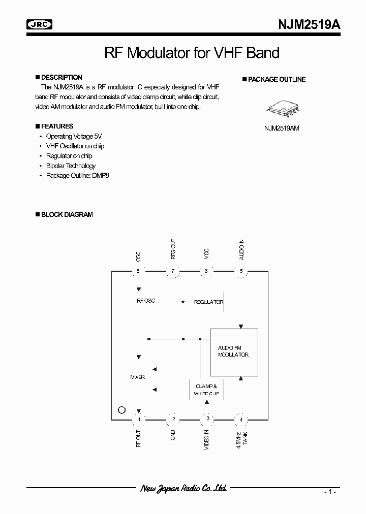NJM2519A_225886.PDF Datasheet